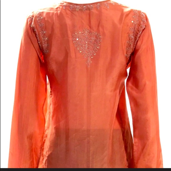 CALYPSO ST BARTHS 100% SILK TOP - Picture 5 of 9